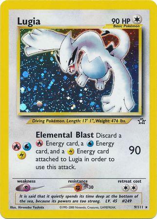 Lugia (9)/111 Holo Rare Unlimited Holofoil