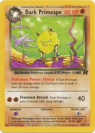 Dark Primeape (43)/82 Uncommon Unlimited