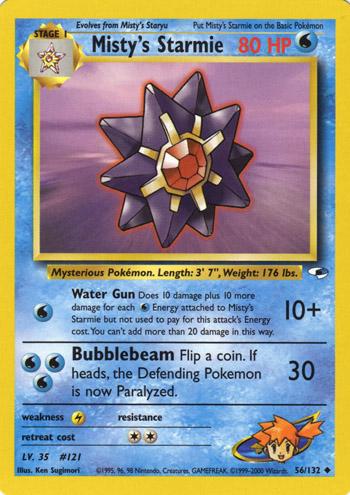 Misty's Starmie (56)/132 Uncommon Unlimited
