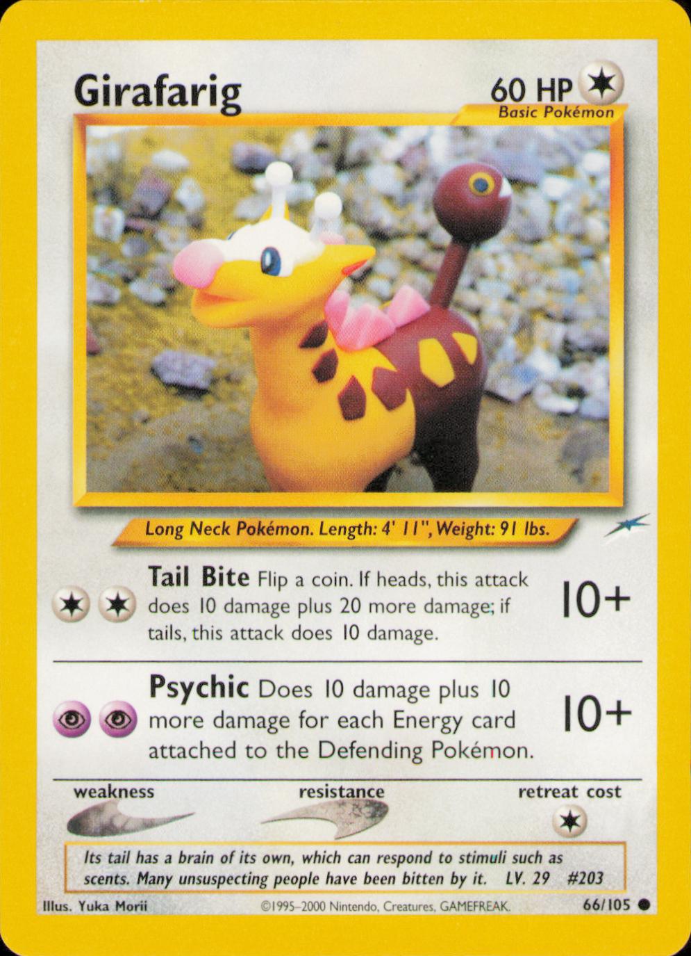 Girafarig (66)/105 Common Unlimited