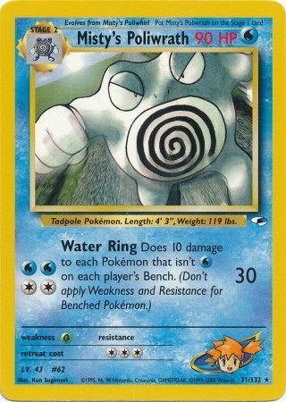 Misty's Poliwrath (31)/132 Rare Unlimited