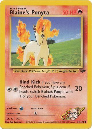 Blaine's Ponyta (64)/132 Common Unlimited