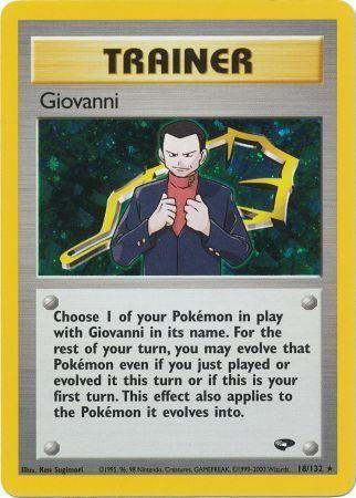 Giovanni (18) (18)/132 Holo Rare Unlimited Holofoil