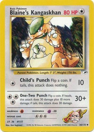 Blaine's Kangaskhan (36)/132 Uncommon Unlimited