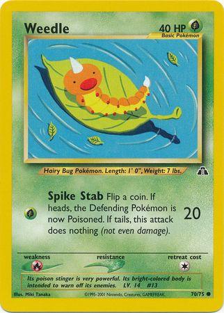 Weedle (70)/75 Common Unlimited