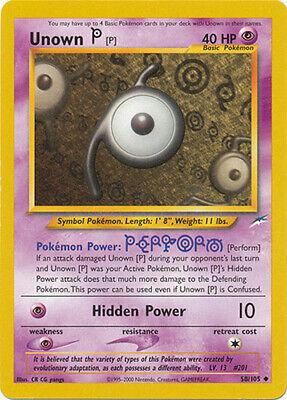 Unown [P] (58)/105 Uncommon Unlimited