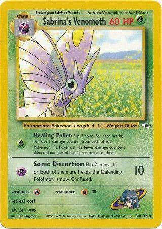 Sabrina's Venomoth (34)/132 Rare Unlimited