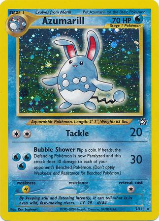 Azumarill (2)/111 Holo Rare Unlimited Holofoil