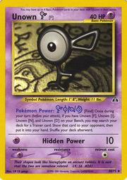 Unown [F] (48)/75 Uncommon Unlimited