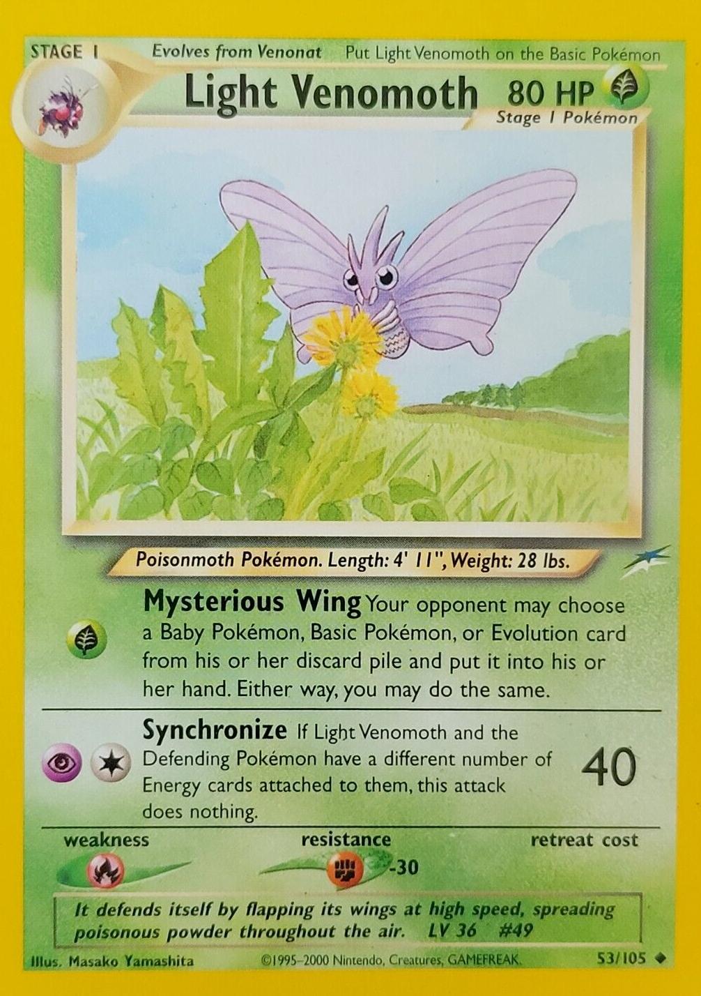 Light Venomoth (53)/105 Uncommon Unlimited