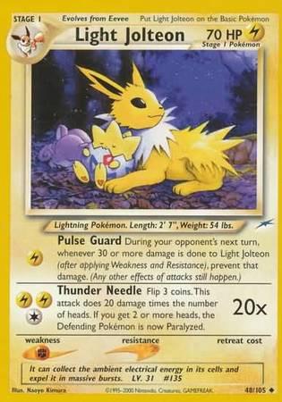 Light Jolteon (48)/105 Uncommon Unlimited