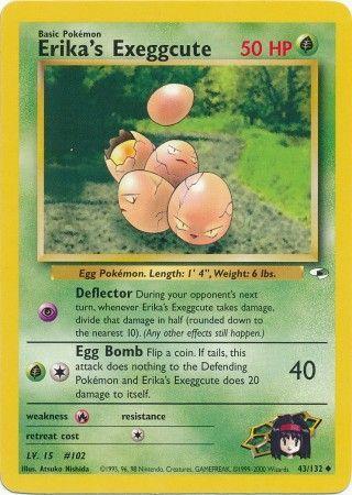 Erika's Exeggcute (43) (43)/132 Uncommon Unlimited