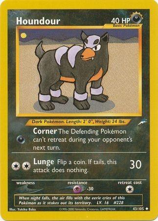 Houndour (43)/105 Uncommon Unlimited