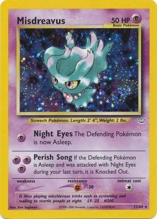 Misdreavus (11)/64 Holo Rare Unlimited Holofoil