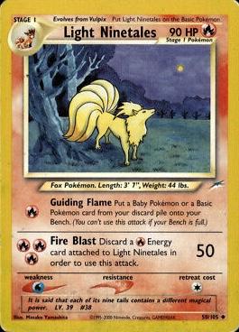 Light Ninetales (50)/105 Uncommon Unlimited