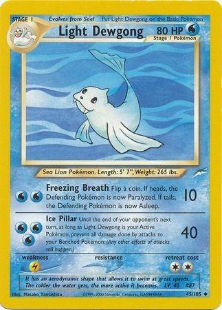 Light Dewgong (45)/105 Uncommon Unlimited