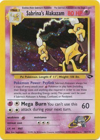 Sabrina's Alakazam (16)/132 Holo Rare Unlimited Holofoil