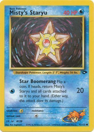 Misty's Staryu (92)/132 Common Unlimited