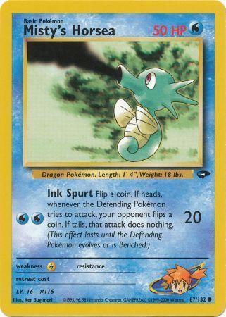 Misty's Horsea (87)/132 Common Unlimited