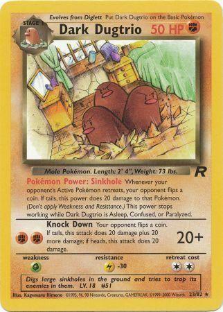 Dark Dugtrio (23) (23)/82 Rare Unlimited
