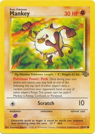 Mankey (55)/64 Common Unlimited