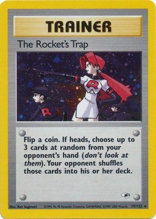 The Rocket's Trap (19)/132 Holo Rare Unlimited Holofoil