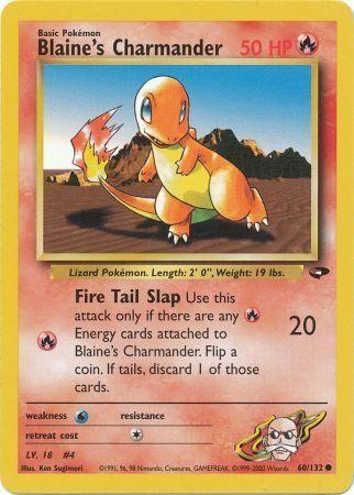 Blaine's Charmander (60)/132 Common Unlimited