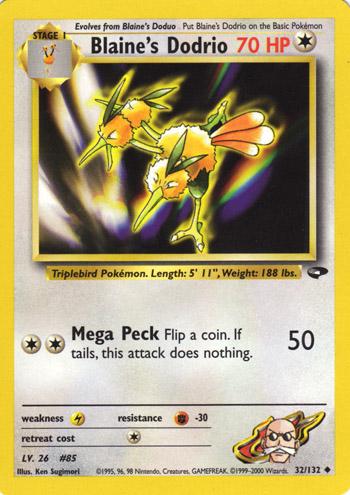 Blaine's Dodrio (32)/132 Uncommon Unlimited