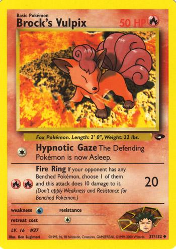 Brock's Vulpix (37)/132 Uncommon Unlimited