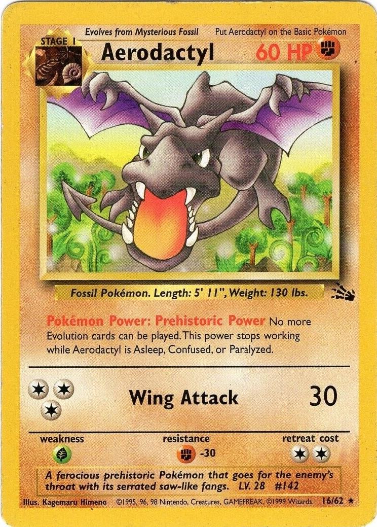 Aerodactyl (16) (16)/62 Rare Unlimited