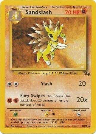 Sandslash (41)/62 Uncommon Unlimited