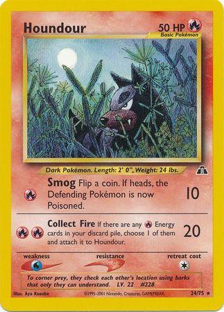 Houndour (24) (24)/75 Rare Unlimited