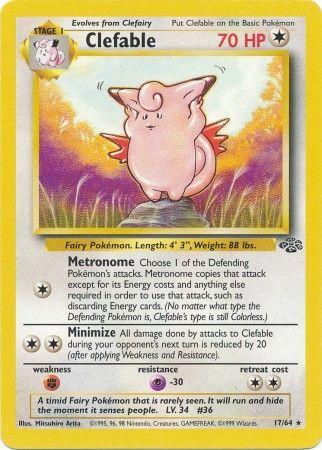 Clefable (17) (17)/64 Rare Unlimited