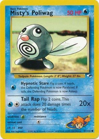 Misty's Poliwag (87)/132 Common Unlimited