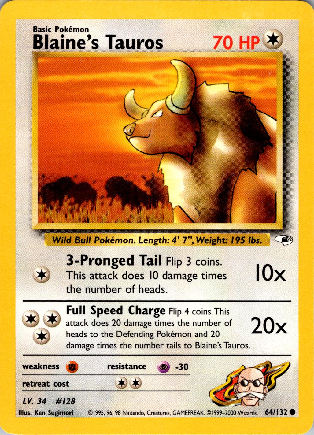 Blaine's Tauros (64)/132 Common Unlimited