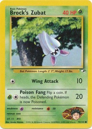 Brock's Zubat (74) (74)/132 Common Unlimited