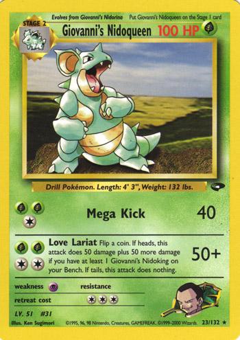 Giovanni's Nidoqueen (23)/132 Rare Unlimited