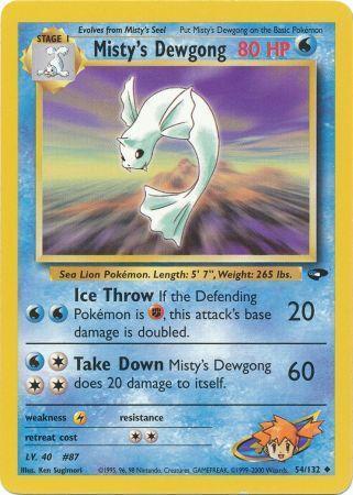 Misty's Dewgong (54)/132 Uncommon Unlimited