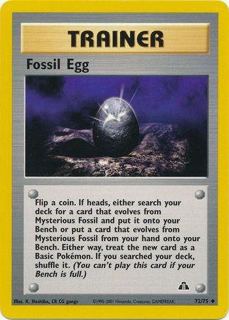 Fossil Egg (72)/75 Uncommon Unlimited