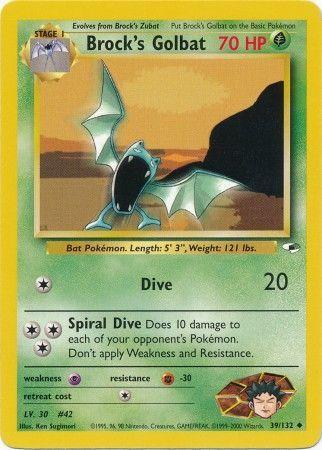 Brock's Golbat (39)/132 Uncommon Unlimited