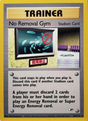 No Removal Gym (103)/132 Rare Unlimited