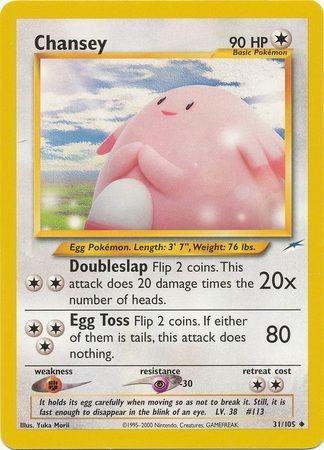 Chansey (31)/105 Uncommon Unlimited