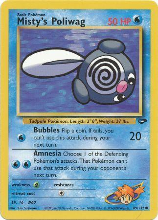 Misty's Poliwag (89)/132 Common Unlimited