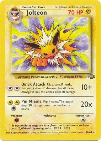 Jolteon (20) (20)/64 Rare Unlimited