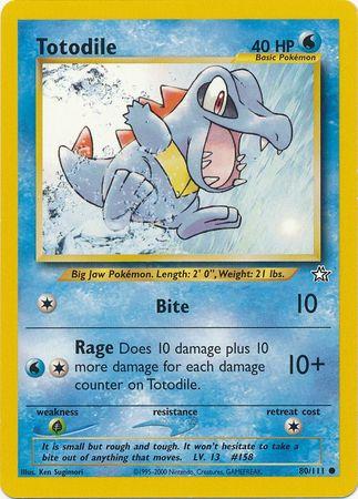 Totodile (80) (80)/111 Common Unlimited