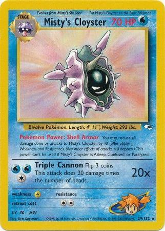 Misty's Cloyster (29)/132 Rare Unlimited