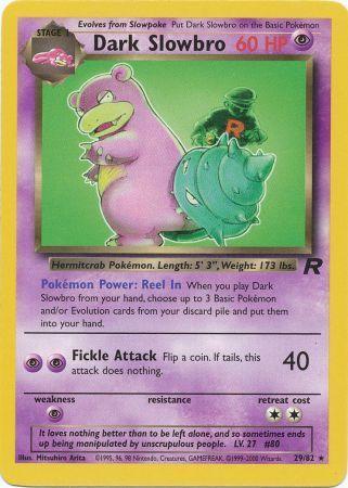 Dark Slowbro (29) (29)/82 Rare Unlimited