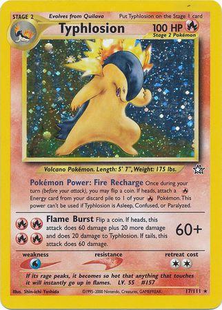 Typhlosion (17) (17)/111 Holo Rare Unlimited Holofoil
