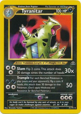 Tyranitar (31) (31)/75 Rare Unlimited