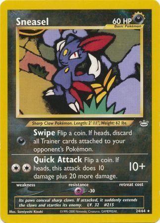 Sneasel (24)/64 Rare Unlimited